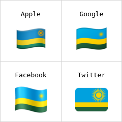 Flagge von Ruanda Emoji
