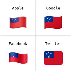 Samoa Bayrağı emoji