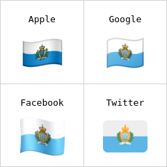 San Marino Bayrağı emoji