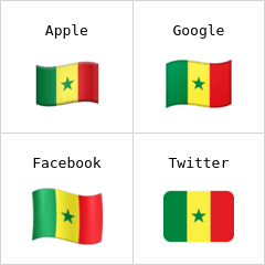 Flagge des Senegal Emoji