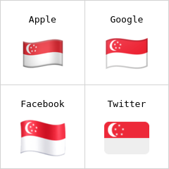 Bandera de Singapur Emojis