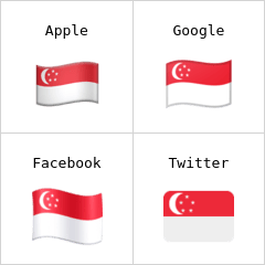 Singapur Bayrağı emoji