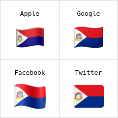 Bandera de la isla de San Martín Emojis