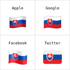 Flagge der Slowakei Emoji
