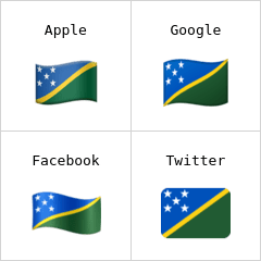 Bandeira das Ilhas Salomão emoji