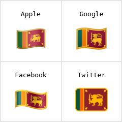 Bandera de Sri Lanka Emojis