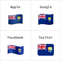 Flagge von St. Helena Emoji