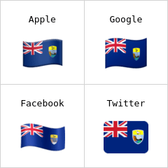 Vlajka Svaté Heleny emodži