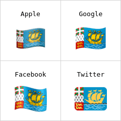 Bandera de San Pedro y Miquelón Emojis