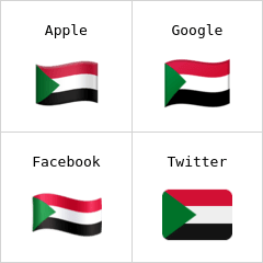 Bandiera del Sudan Emoji