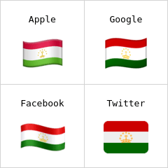 Bandera de Tayikistán Emojis