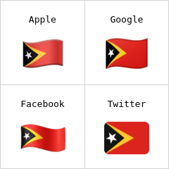 Flagge von Osttimor Emoji