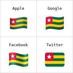 Flagge von Togo Emoji