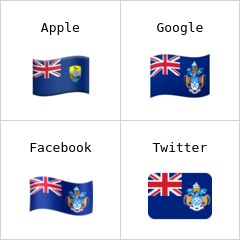 Флаг островов Тристан-да-Кунья эмодзи