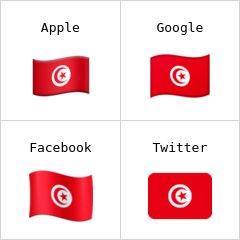 Flagge von Tunesien Emoji
