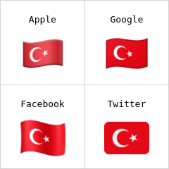 Flag of Turkey emoji