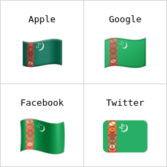 Flag of Turkmenistan emoji