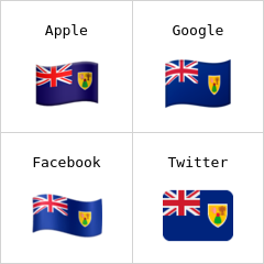 Flagge der Turks- und Caicosinseln Emoji