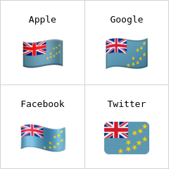 Flagge von Tuvalu Emoji