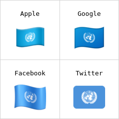 Flagge der Vereinten Nationen Emoji