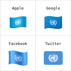 Flagge der Vereinten Nationen Emoji