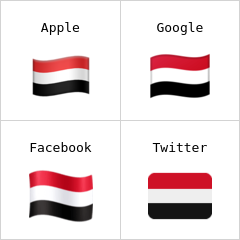 Bandera de Yemen Emojis
