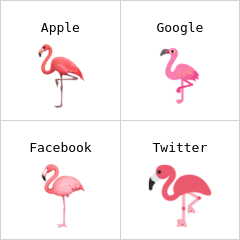 Flamant emojis