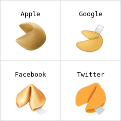 Fortune cookie emoji