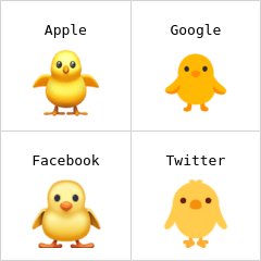 Pollito de frente Emojis