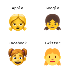 Kız çocuk emoji