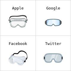 óculos de proteção emoji