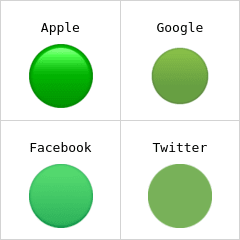 Green circle emoji