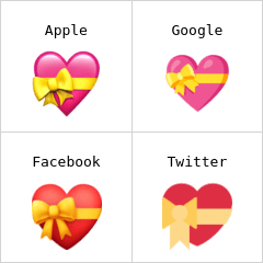 Cuore con fiocco Emoji