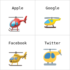 Helicopter emoji