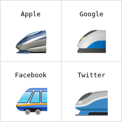 高速列车 表情符号