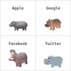 Hippopotamus emoji