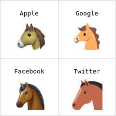 Horse face emoji
