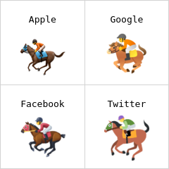 Corrida de cavalos emoji
