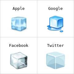 Cubetto di ghiaccio Emoji