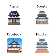 японский замок эмодзи