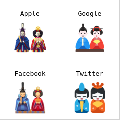 Japanische Puppen Emoji