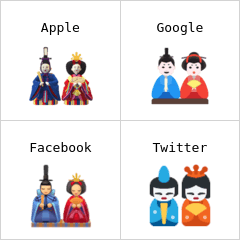 Japanske dukker emoji