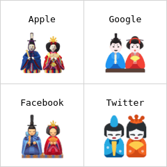 Japanese dolls emoji