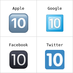 Tecla do dez emoji