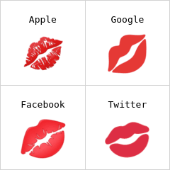 Marca de labios Emojis