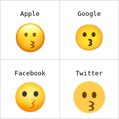 Küssendes Gesicht Emoji