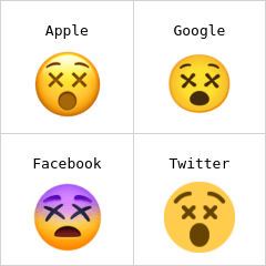 Cara mareada Emojis