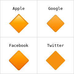 Stor orange ruder emoji