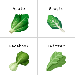 Yeşil yapraklı sebze emoji