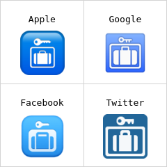 Simbolo del deposito bagagli Emoji